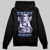 University Blue Sneakers DopeSkill Hoodie Trust Nobody Graphic Streetwear - Black