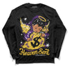 Jordan 12 “Field Purple” DopeSkill Long Sleeve T-Shirt Heaven Sent Graphic Streetwear - Black