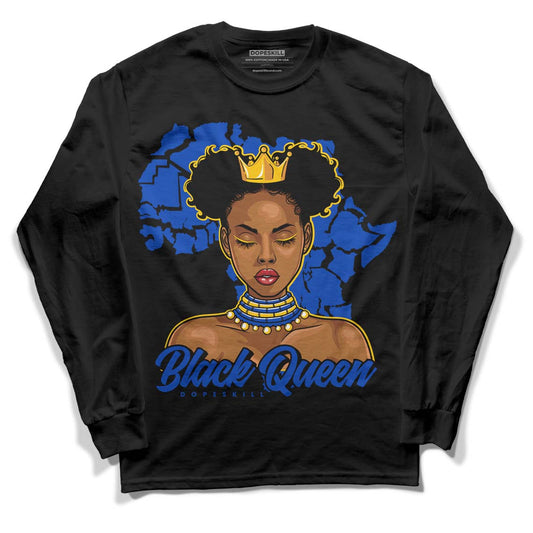 Jordan 14 “Laney” DopeSkill Long Sleeve T-Shirt Black Queen Graphic Streetwear - Black