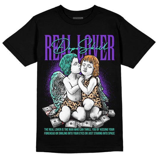 Dunk Low SE 'Safari Mix' DopeSkill T-Shirt Real Lover Graphic Streetwear - Black