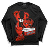 Jordan 6 Retro Toro Bravo DopeSkill Long Sleeve T-Shirt Sneakerhead BEAR Graphic Streetwear - Black