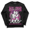 Jordan 4 GS “Hyper Violet” DopeSkill Long Sleeve T-Shirt Real Lover Graphic Streetwear - Black