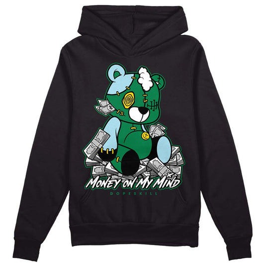 Jordan 5 “Lucky Green”  DopeSkill Hoodie Sweatshirt MOMM Bear Graphic Streetwear - Black