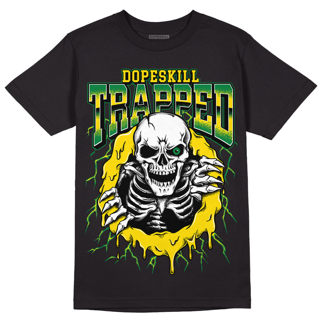 Dunk Low Reverse Brazil DopeSkill T-Shirt Trapped Halloween Graphic Streetwear - Black