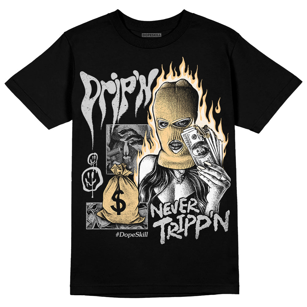 Jordan 3 “Off Noir” DopeSkill T-Shirt Drip'n Never Tripp'n Graphic Streetwear - Black