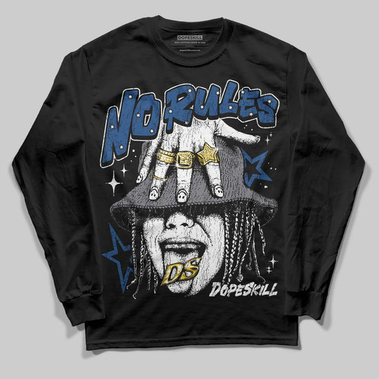 Jordan 9 Retro 'Flint Grey' 2026 DopeSkill Long Sleeve T-Shirt No Rules Graphic Streetwear - Black