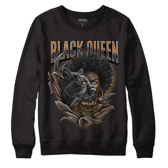 Jordan 1 Retro High OG Palomino DopeSkill Sweatshirt New Black Queen Graphic Streetwear - Black