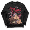 Dunk Low PRM Bacon DopeSkill Long Sleeve T-Shirt New No Days Off Graphic Streetwear - Black