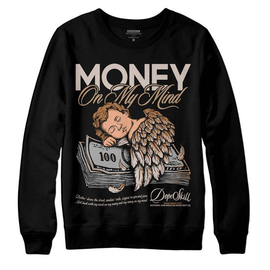 Jordan 3 Retro Palomino DopeSkill Sweatshirt MOMM Graphic Streetwear - Black