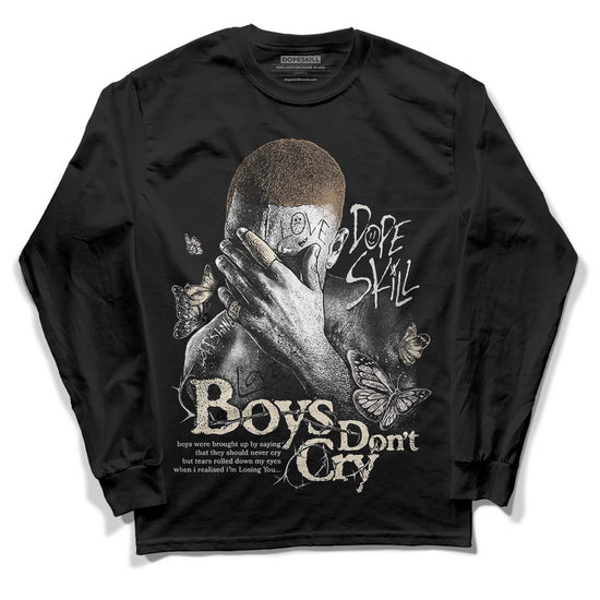 Jordan 5 SE “Sail” DopeSkill Long Sleeve T-Shirt Boys Don't Cry Graphic Streetwear - Black