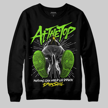 Neon Green Sneakers DopeSkill Sweatshirt Nothing Can Hold US Down Graphic Streetwear - Black