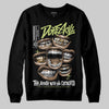 Jordan 5 “Luminous Green” DopeSkill Sweatshirt The Mouth With No Droughts Graphic Streetwear - Black