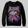 PURPLE Sneakers DopeSkill Sweatshirt At The Top Graphic Streetwear - black