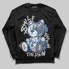 Jordan 9 Retro 'Flint Grey' 2026 DopeSkill Long Sleeve T-Shirt Smile Through The Pain Graphic Streetwear - Black