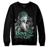 Jordan 1 High OG Green Glow DopeSkill Sweatshirt Boys Don't Cry Graphic Streetwear - Black