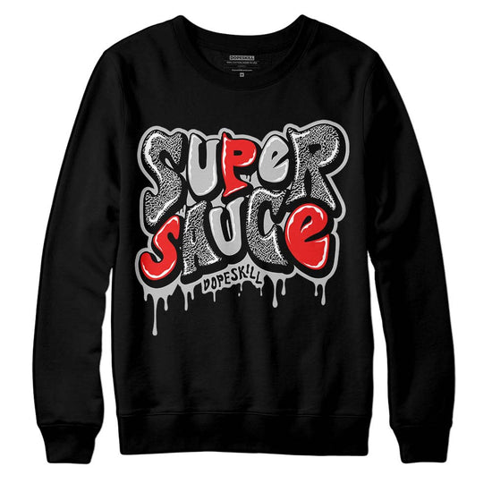 Jordan Spizike Low Bred DopeSkill Sweatshirt Super Sauce Graphic Streetwear - Black 