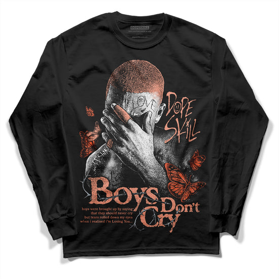 DJ Khaled x Jordan 5 Retro ‘Crimson Bliss’ DopeSkill Long Sleeve T-Shirt Boys Don't Cry Graphic Streetwear  - Black