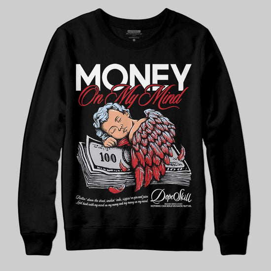 Jordan 5 Retro OG Black Metallic Reimagined DopeSkill Sweatshirt MOMM Graphic Streetwear - Black