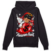 Jordan 12 “Cherry” DopeSkill Hoodie Sweatshirt Heaven Sent Graphic Streetwear - Black