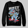 University Blue Sneakers DopeSkill Sweatshirt Money Callin' Graphic Streetwear - Black
