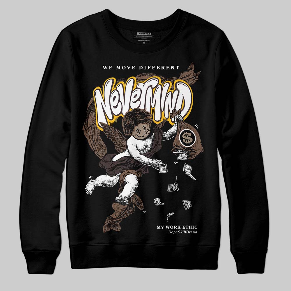 SoleFly x Air Jordan 12 Retro SP 'Cafecito/Baroque Brown' DopeSkill Sweatshirt Nevermind Graphic Streetwear - Black