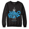 Jordan 2 Low "University Blue" DopeSkill Sweatshirt King Chess Graphic Streetwear - Black