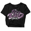 Jordan 2 “Mauve/Off-Noir” DopeSkill Women's Crop Top Rare Breed Type Graphic Streetwear - Black