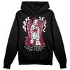 Jordan 1 Retro High '85 OG Metallic Burgundy DopeSkill Hoodie Sweatshirt Angels Graphic Streetwear - Black