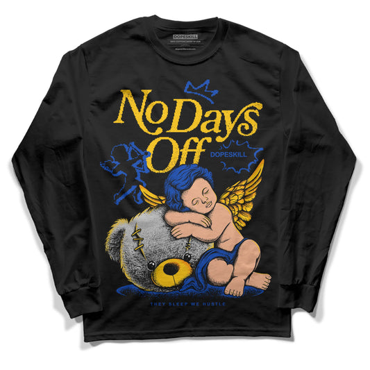 Jordan 14 “Laney” DopeSkill Long Sleeve T-Shirt New No Days Off Graphic Streetwear - Black