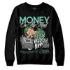 Jordan 1 High OG Green Glow DopeSkill Sweatshirt MOMM Graphic Streetwear - Black