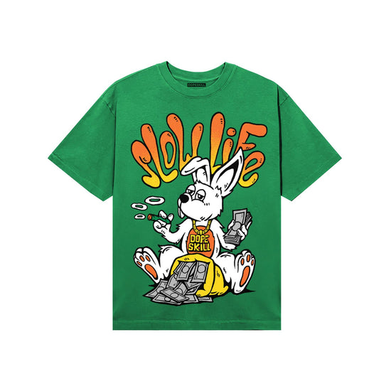 Green Sneakers DopeSkill T-Shirt Slow Life Graphic Streetwear - Irish Green