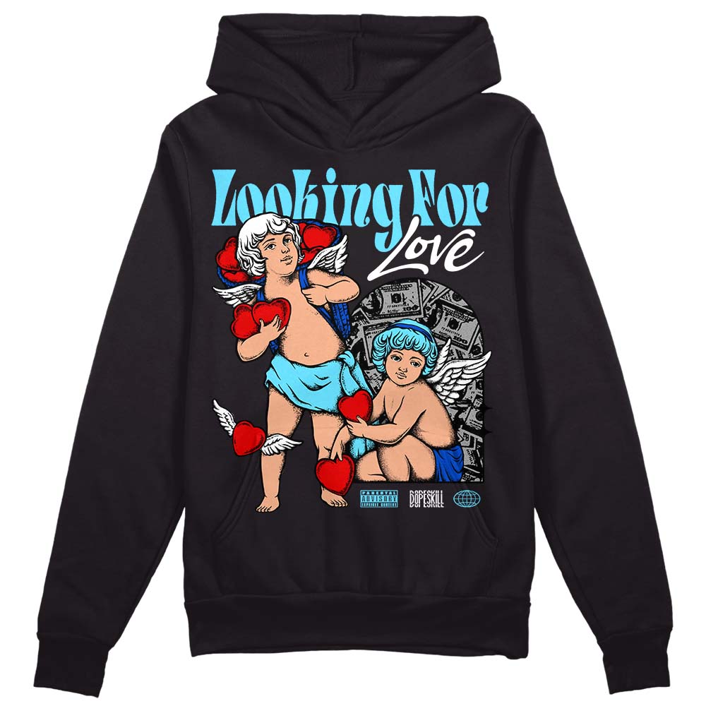 Dunk Low Argon DopeSkill Hoodie Sweatshirt Looking For Love Graphic Streetwear - Black