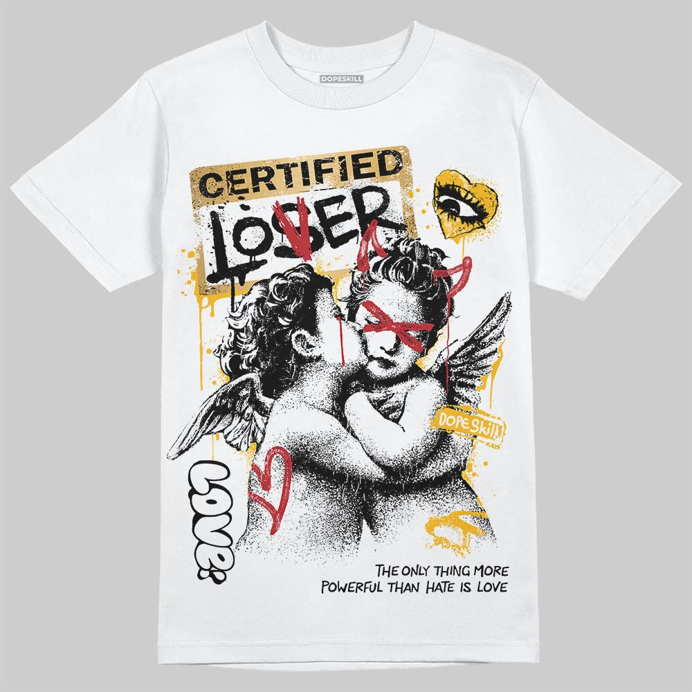Jordan 12 Retro 'Taxi' 2025 DopeSkill T-Shirt Certified Lover Graphic Streetwear - White