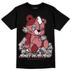 Valentine's Day Collection DopeSkill T-Shirt MOMM Bear Graphic Streetwear - Black