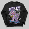PURPLE Sneakers DopeSkill Long Sleeve T-Shirt Money Callin' Graphic Streetwear - Black