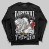 Jordan 5 Retro OG Black Metallic Reimagined DopeSkill Long Sleeve T-Shirt Sorry I've Been Trappin Graphic Streetwear - black