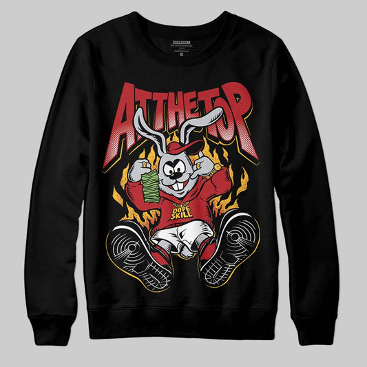 Jordan 14 Golf “Last Shot” DopeSkill Sweatshirt At The Top Graphic Streetwear - Black