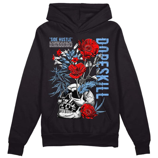 Jordan 9 Powder Blue DopeSkill Hoodie Sweatshirt Side Hustle Graphic Streetwear - Black 