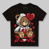 Jordan 11 Retro Low Bred (2025) DopeSkill Toddler Kids T-shirt Broken Bear Graphic Streetwear - Black