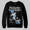 Jordan 12 Retro 'Melo' DopeSkill Sweatshirt Play together, Stay together Graphic Streetwear - Black