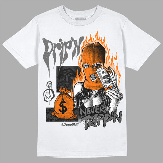 Jordan 3 Retro 'Fear Pack' DopeSkill T-Shirt Drip'n Never Tripp'n Graphic Streetwear - White