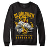 Dunk Yellow Bordeaux DopeSkill Sweatshirt Slow Burn Graphic Streetwear - Black