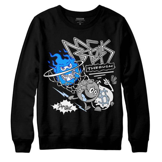 Jordan 6 “Reverse Oreo” DopeSkill Sweatshirt Break Through Graphic Streetwear - Black