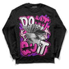 Pink Sneakers DopeSkill Long Sleeve T-Shirt Don't Quit Graphic Streetwear - Black