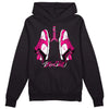 Jordan 1 Low GS “Fierce Pink” Dopeskill Hoodie Sweatshirt Breathe Graphic Streetwear - Black