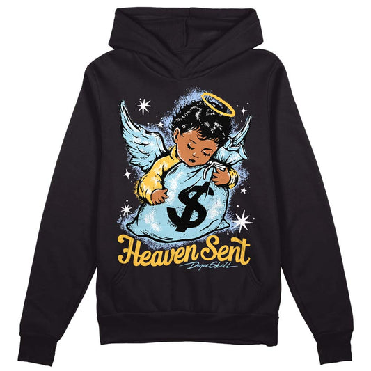 Jordan 13 “Blue Grey” DopeSkill Hoodie Sweatshirt Heaven Sent Graphic Streetwear - Black