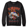 Dunk Low Futura Orange Blaze DopeSkill Sweatshirt Slow Burn Graphic Streetwear - Black