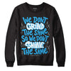 Jordan 2 Low "University Blue" DopeSkill Sweatshirt Grind Shine Graphic Streetwear - Black