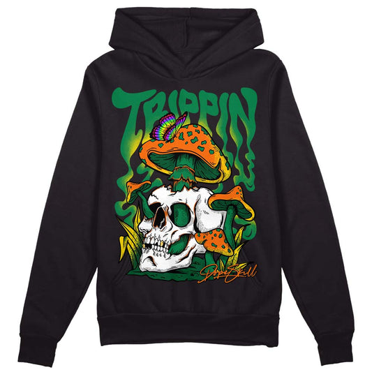 Green Sneakers DopeSkill Hoodie Sweatshirt Trippin Graphic Streetwear - Black 