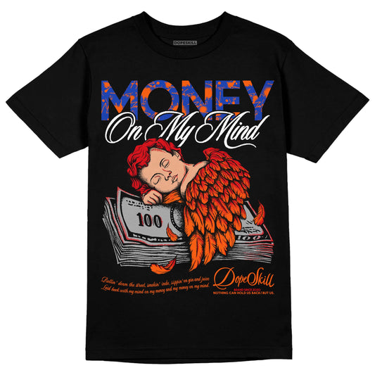 Dunk Low Futura Orange Blaze DopeSkill T-Shirt MOMM Graphic Streetwear - Black